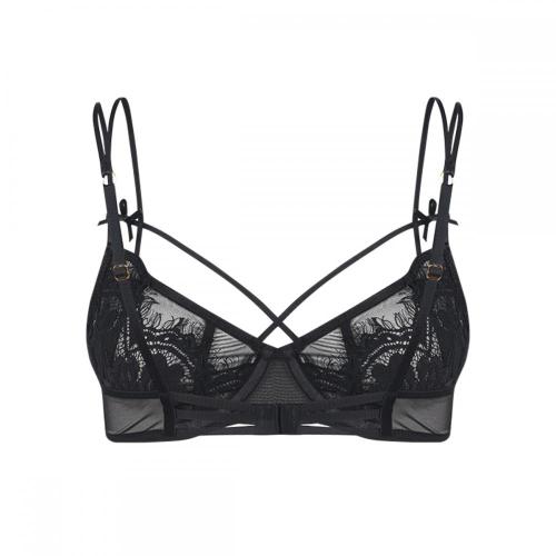 Ensemble soutien-gorge et string en dentelle de cils personnalisés