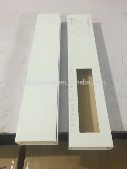 Ecofriendly Paper Hair box packaging for hair extensions