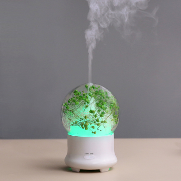 2017 Hot Selling 100ml Eternal Flower Ultrasonic Air Essential Oil Aroma Diffuser Humidifier