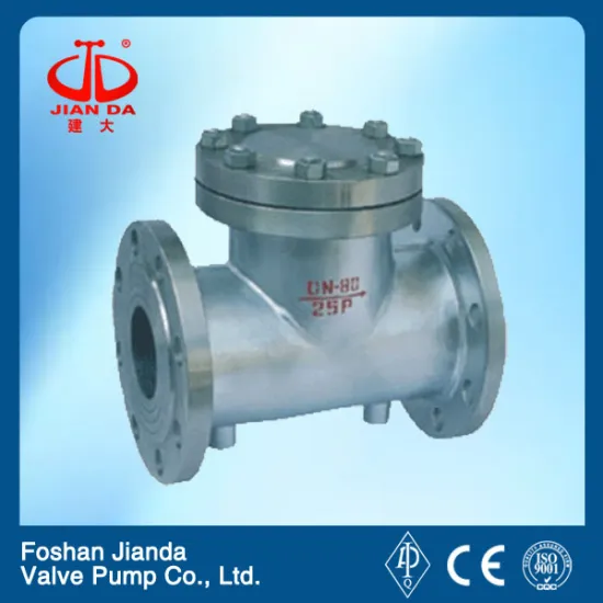 stainless steel/WCB API flanged no return check valve