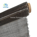 Abrasion resistant high strength carbon fiber mesh materials