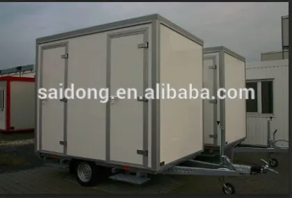mobile toilet trailer