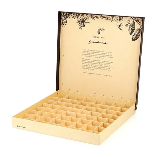 Chocolate Wedding Luxury Paper Gift Box Cardboard Packaging