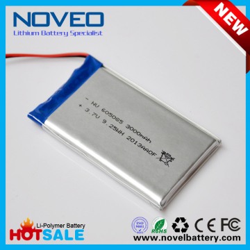 OEM Manufacturer Long Life 3.7V 3000mAh Polymer Battery