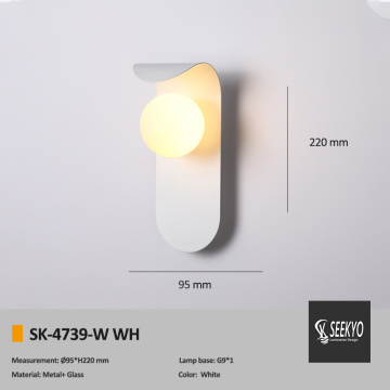 Decorative Wall Lamp Creative curling wall lamp black and white optional Supplier