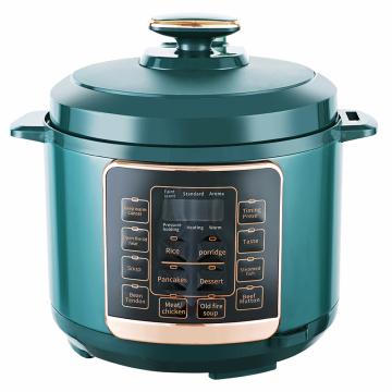 2022 Nuovo design 5L/6L Cooker di riso antiaderente verde e pentola a pressione elettrica multifunzione all'ingrosso