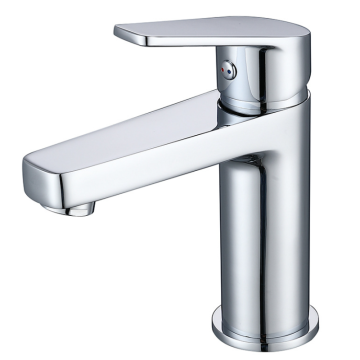 Robinet d'évier de salle de bain en laiton unique