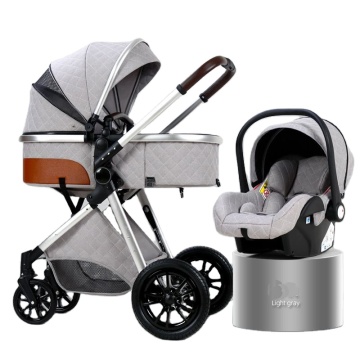 2021 New Foldable High-Quality Baby Stroller - 2 in 1 Baby Carriage