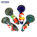 3D Cartoon Hand Pipes with Christmas
