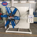 Plastic pipe coil winding machine