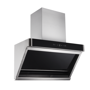 CE CB 900mm Glass Stainless Steel Hand Sensor Gesture Control Kitchen Exhaust Range Hood Kitchen Chimney Exhaust Hood