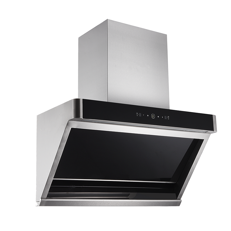 CE CB 900mm Glass Stainless Steel Hand Sensor Gesture Control Kitchen Exhaust Range Hood Kitchen Chimney Exhaust Hood