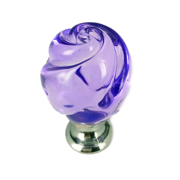 Mini Sparkling Crystal Furniture Rose Knob