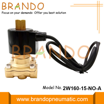 Waterproof 2 Way Normally Open Brass Solenoid Valve