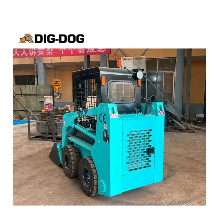 Factory Price Small Bulldozer Attachments Mini Track Skidsteer Wheel Skid Steer Loader with Forest Mulcher