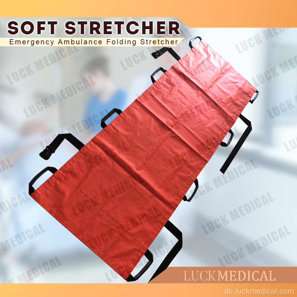 PVC tragbare Softstrecker Medizinische Notfallstrecke