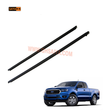 2PCS Black Weatherstrip for Ford Ranger 2019 - Door Outside Belt Molding Seal