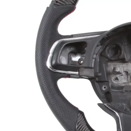 Customizable Carbon Fiber Steering Wheel with LED Display for Jaguar XE XF F-Type F-Pace E-Pace