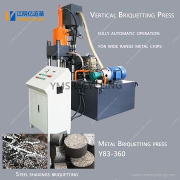 Steel Turnings Metal Briquetter Machine