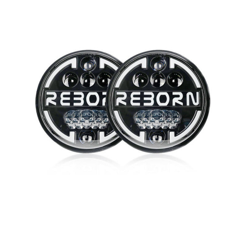 Auto Lighting System 7Inch 45W LED Headlights High Low Beam Round With Daytime Running Light (DRL) for Car Motorcycle