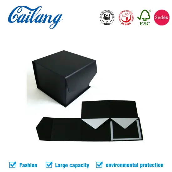 Collapsible Rigid Box With 2 Doors Opened