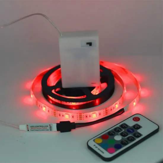 3V Rechargeable Battery-Powered LED Strip Light - Colorful