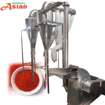 Cyclone Dust Collecting Red Chili Crusher Grinder Machine