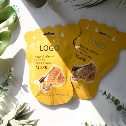 Honey Almond Exfoliating Whitening Foot Cream Mask