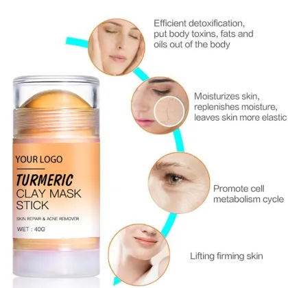 Private Label Organic Turmeric Deep Pore Mud Mask