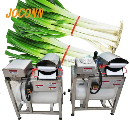 Professional Leaf Vegetable Root Cutting and Mud Removing Machine (Green Onion Root Cutting Machine)
