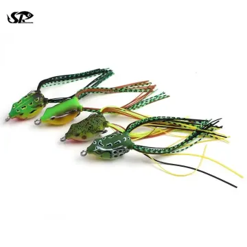 SuperiorFishing Soft PVC Hollow Body Long Tail Frog Lure F056