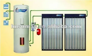 split pressurized hot water solar heater
