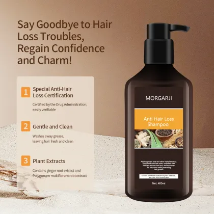 Professional High Effective Hair Ginger Shampoo 400ml - Anti Hair Loss Shampoo