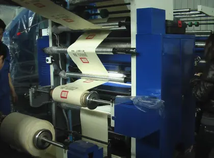 Two Color Flexo Printing Machinery