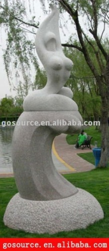 female abstract statue