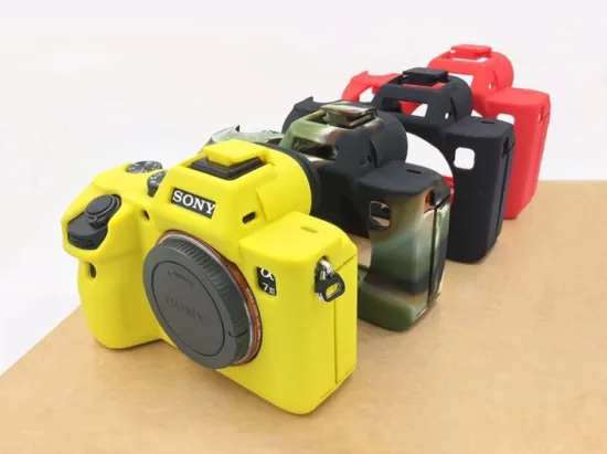 Soft Camera Video Bag Silicone Case For Sony A7 III A7R3 A7 mark 3 A7 III A9 Rubber Camera case Protective Body Cover Skin