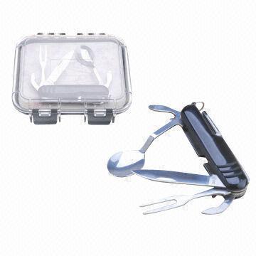 Combination Tool Set for Outdoor, Made of 420 Stainless Steel Material