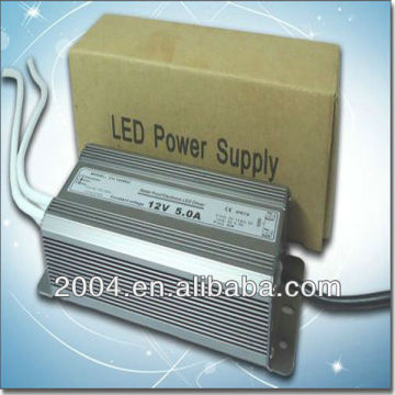 waterproof led driver 60W 12V 24V with SAA certificate