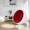 Chaise de boule de musique en fibre de verre chaise de boule