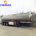 3 Compartment 6000L Stainless Fuel Tank Trailer