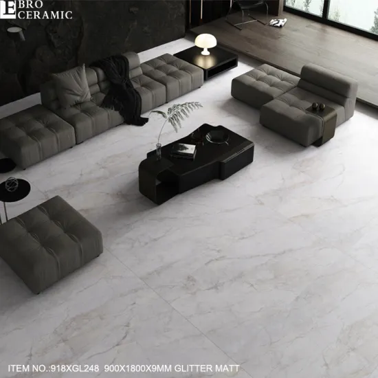 Large Grey Beige Cement Look 900x1800 Matt Porcelain Floor Tiles