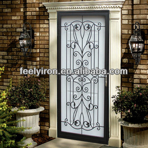 Grill for iron door