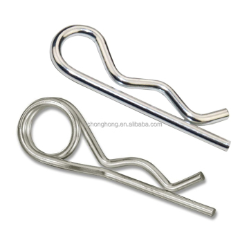 Assortmentkit van R -type cotterpennen, enkele en dubbele lus DIN 11024, Spring Clip en Hitch Pins