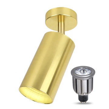 Golden Track Light LED MR16 GX53 GU5.3 GU10 Alüminyum Muhafaza