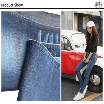 Breathable comfort Anti-shrink jeans textile jeans raw material