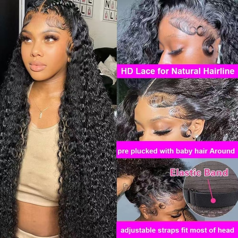 30 Inch Deep Wave HD Lace Wig