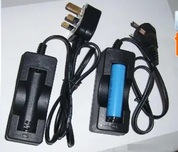 UK Standard Cabled Charger for 18650/14500 Battery