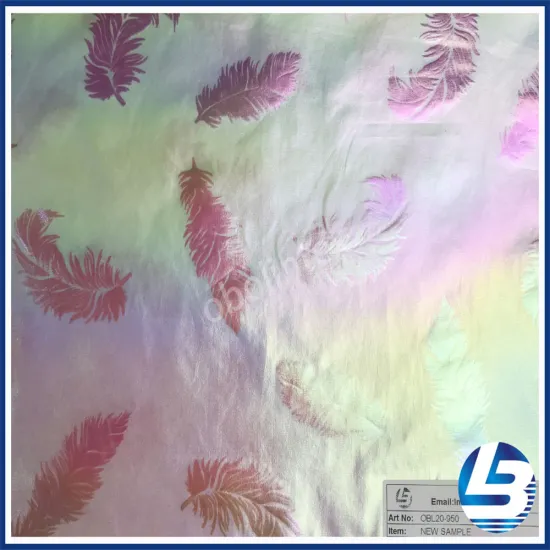 OBL20-950 Hot Sale Design Polyester Foil Print Fabric