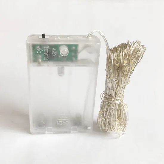 AAA Battery-Powered LED Copper Silver Wire Fairy Lights for Christmas Home Decor