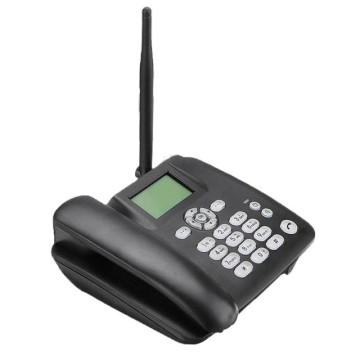 Landline Fixed Wireless Phone with GSM 850/900/1800/1900Mhz, Sim Card Model F316/F317: Including FM Radio and Table Design